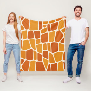 Giraffenmuster fleecedecke