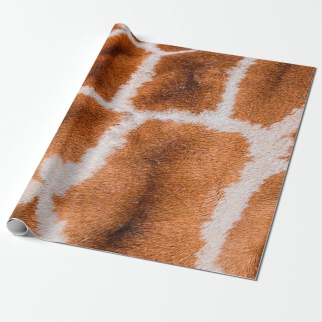 Giraffenprint Geschenkpapier (Ungerollt)