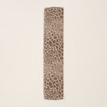 Giraffenprint Schal<br><div class="desc">Tierabdrücke sind im Trend. Dieses Schokolade- und Creme-Giraffenprint ist eine großartige Möglichkeit, Ihren Halsverschleiß zu stilisieren.</div>
