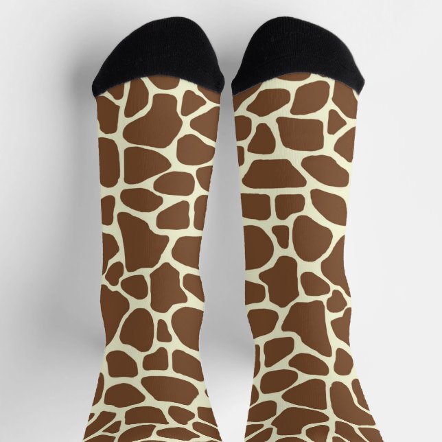 Giraffenprint Socken (Oben)