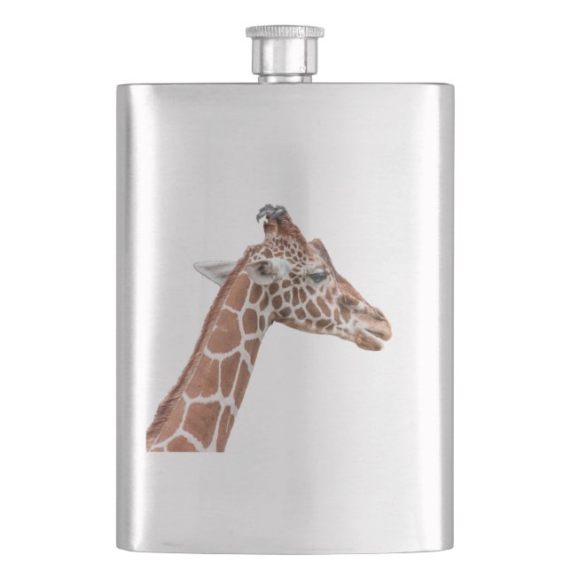 Giraffenprofil Flachmann (Vorderseite)