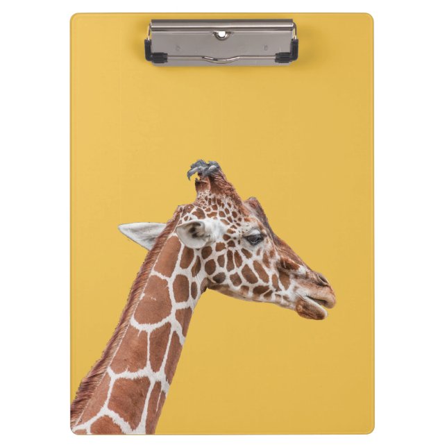 Giraffenprofil Klemmbrett (Vorderseite)