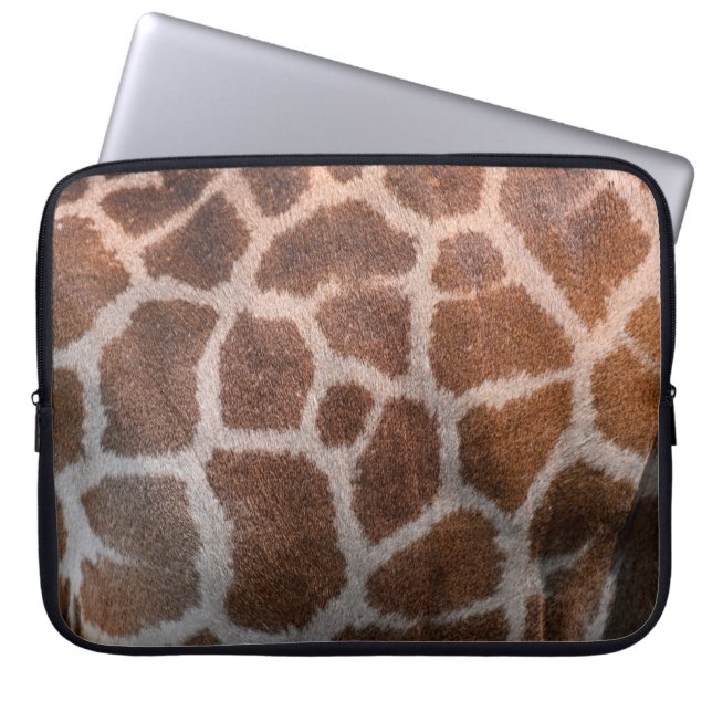 Giraffenstruktur Laptopschutzhülle (Vorderseite)