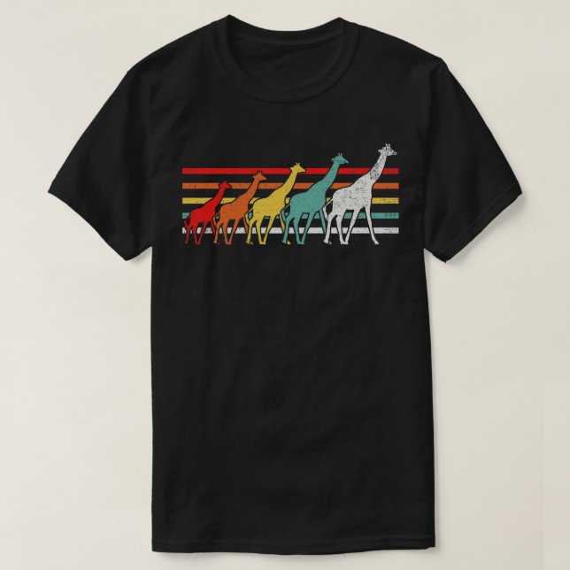 Giraffes Giraffe Lover T-Shirt (Design vorne)