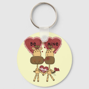 Giraffevalentine-Liebe-T - Shirts und Geschenke Schlüsselanhänger
