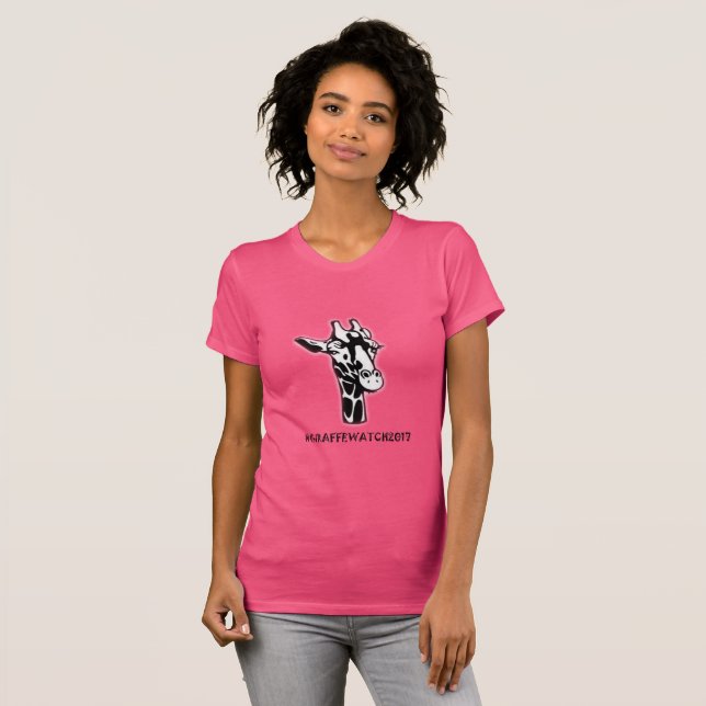 #GiraffeWatch2017 farbiger T - Shirt (Frauen) (Vorne ganz)