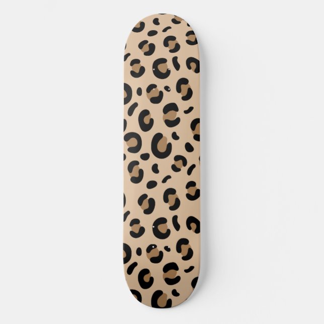 Giralästhetische Animal Print Skateboard (Vorderseite)