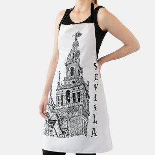 Giralda Sevilla Kathedrale. Andalusien, Spanien. Schürze