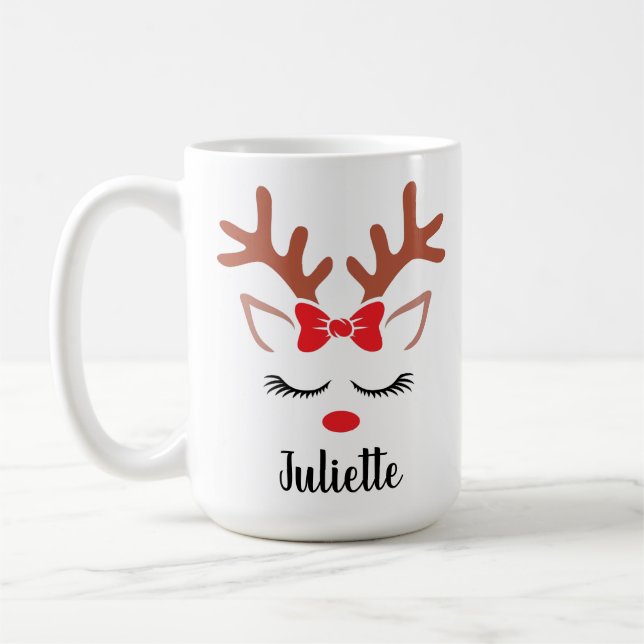 Giralweihnachtsnase personalisiert kaffeetasse (Links)
