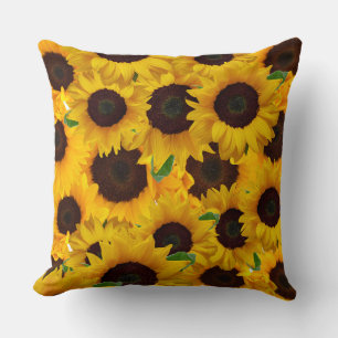 Girasoles-Blume Kissen