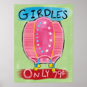 Girdles for Sale Plakatwand Kunst - Mode Poster