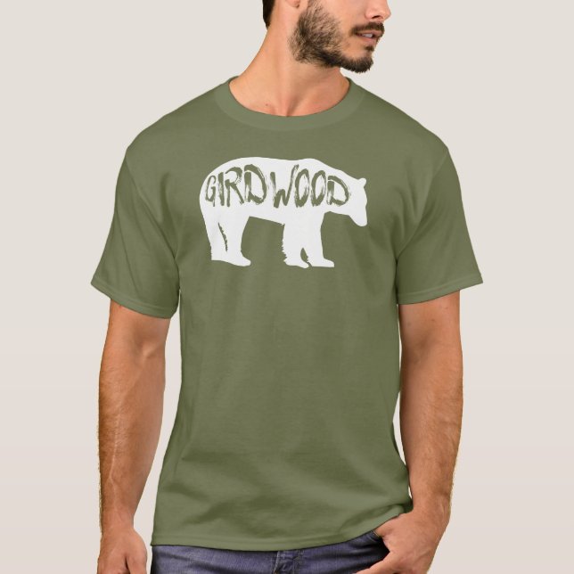 Girdwood Alaska Bear T-Shirt (Vorderseite)
