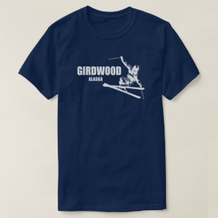 Girdwood Alaska Skifahrer T-Shirt