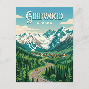 Girdwood USA Postkarte