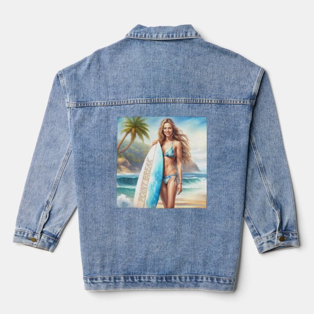 Girl Action Point Break Jeansjacke (Rückseite)