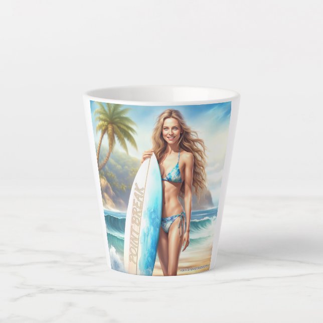 Girl Action Point Break Milchtasse (Vorderseite)