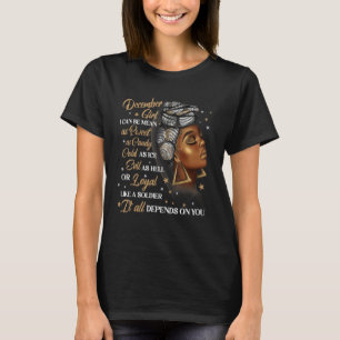 Girl Afro Girl Girl Black Women Queen Bir T-Shirt