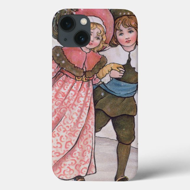 Girl and Boy Skating Case-Mate iPhone Hülle (Rückseite)