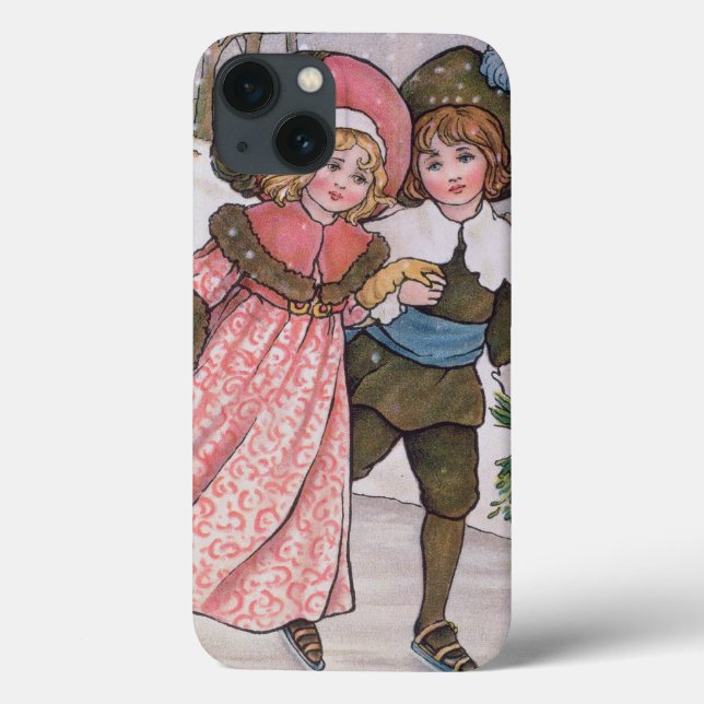 Girl and Boy Skating Case-Mate iPhone Hülle (Rückseite)