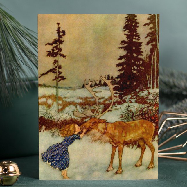 Girl and Reindeer Flyer (Von Creator hochgeladen)