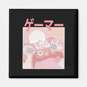 Girl Anime Kawaii Gaming Niedliches Videospiel Fra Magnet