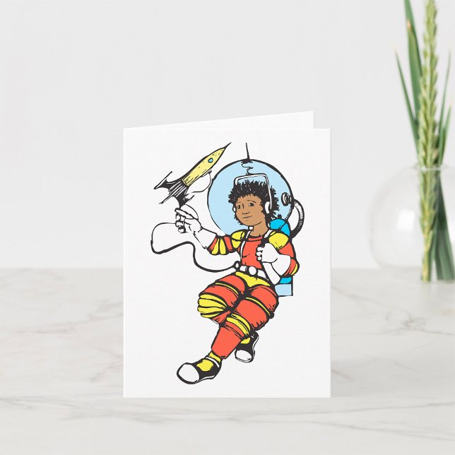 Girl Astronaut Karte (Von Creator hochgeladen)