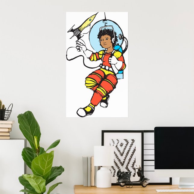 Girl Astronaut Poster (Von Creator hochgeladen)