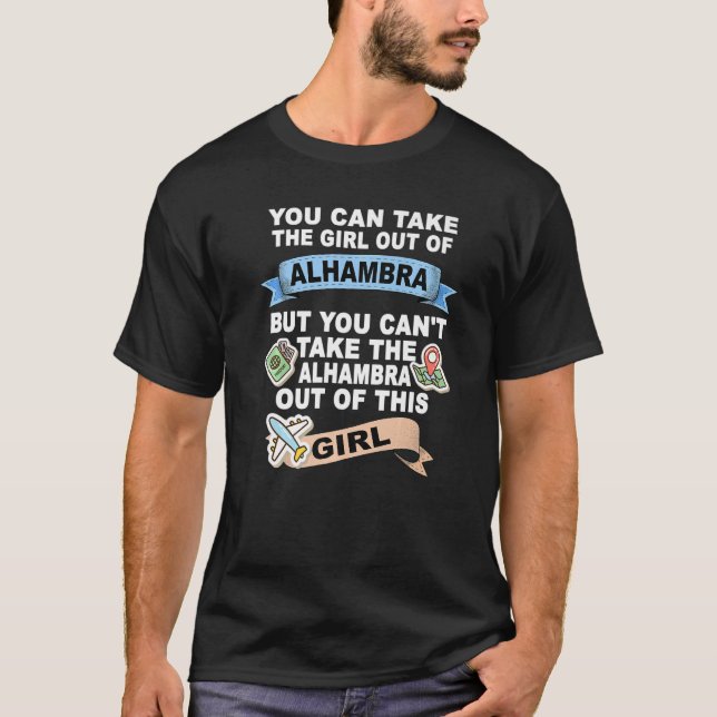 Girl aus Alhambra T-Shirt (Vorderseite)