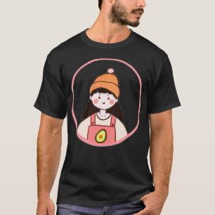 Girl Avocado Vintag SA T-Shirt