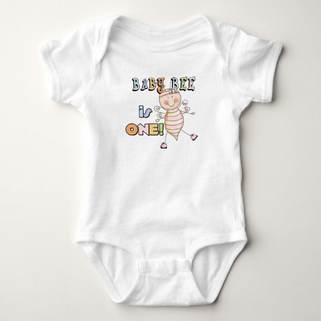 Girl Baby Bee 1. Geburtstagsgeschenke Strampler (Vorderseite)
