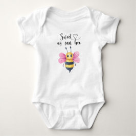 Girl Baby Bee - sweet as can bee Baby Strampler