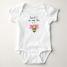 Girl Baby Bee - sweet as can bee Strampler