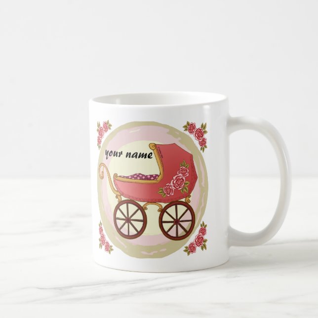 Girl Baby Buggy Tasse (Rechts)