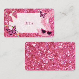 Girl-Baby-Dusche Platzkarte