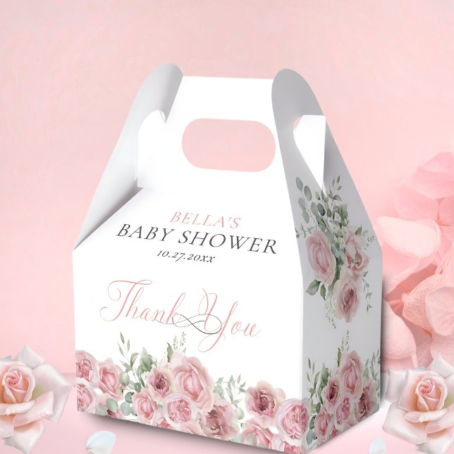 Girl Baby in Bloom Baby Dusche Danke Geschenkschachtel (Von Creator hochgeladen)