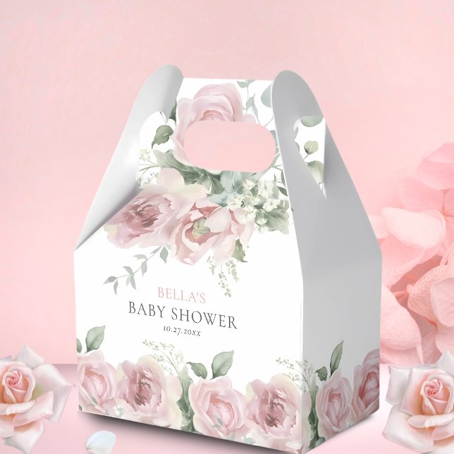 Girl Baby in Bloom Baby Dusche Danke Geschenkschachtel (Von Creator hochgeladen)