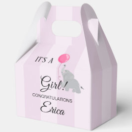 Girl Baby Shower 5"w x 3"l x 6.5"h Geschenkschachtel