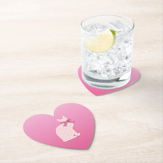 Girl Baby Shower Untersetzer (Vor Ort)