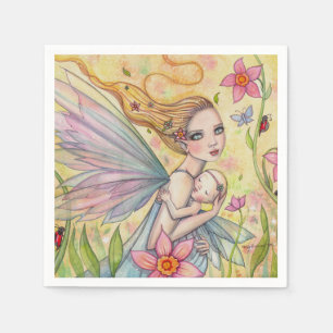 Girl Baby Showroom Napkins Mutter Babybriefe Serviette
