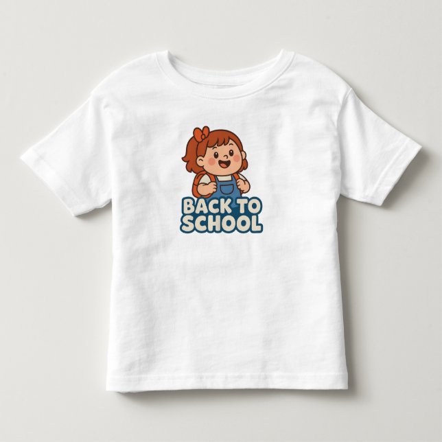 Girl-Backpack Kleinkind T-shirt (Vorderseite)