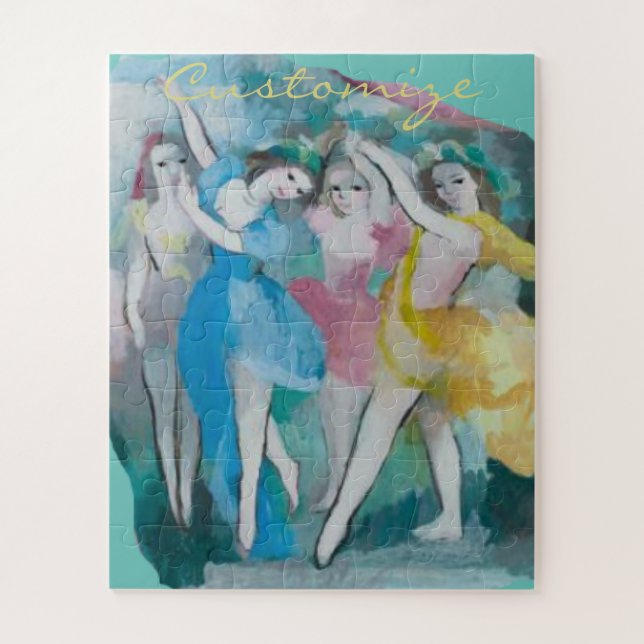 Girl Ballerina Dancers Thunder_Cove Puzzle (Vertikal)