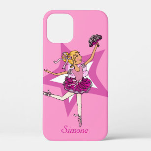 Girl ballerina rosa blondes Haar Case-Mate iPhone Hülle