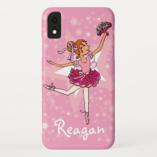 Girl ballerina rosa Tänzernadel iPhone Case