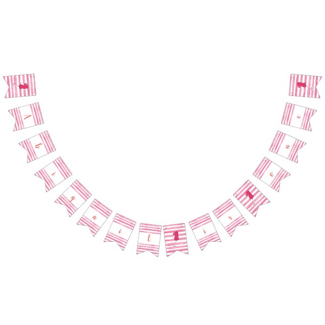 Girl Balloon als Erstes Geburtstagsbanner Wimpelkette (Alle)