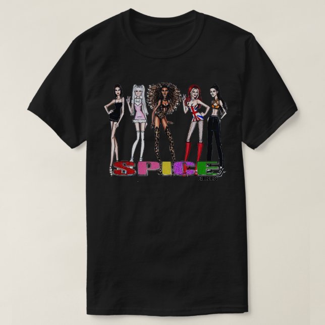 Girl Band Spice Classic T - Shirt (Design vorne)