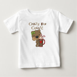 Girl Bear Crazy für Kakao Baby T-shirt