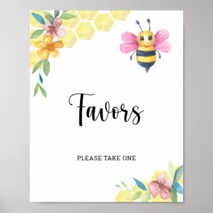 Girl Bee ist auf dem Weg \ Favoriten Poster