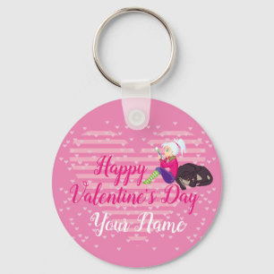 Girl Being in love Schlüsselanhänger