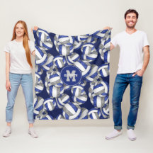 Girl Blue Graue Volleyball Team Farben