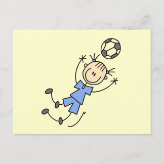 Girl Blue Soccer Uniform Tshirts und Geschenke Postkarte